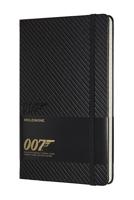 Moleskine 007 Limited Edition Notebook - Carbon - Large Ruled Hardcover