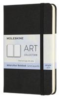 Moleskine Art - Watercolour Notebook - Pocket / 200gsm / Hard Cover / Black