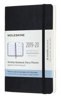 Moleskine 2019-2020 18-month Pocket Monthly Notebook Planner - Black