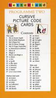 Cursive Picture Code Cards