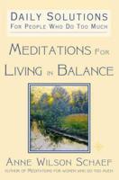 Meditations for Living in Balance