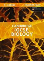 Collins Cambridge IGCSE Biology. Teacher Pack