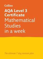 AQA Level 3 Certificate Mathematical Studies in a Week