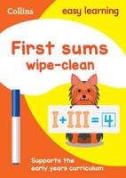 First Sums Age 3-5 Wipe Clean Activity Book