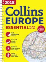 2018 Collins Essential Road Atlas Europe