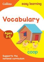 Vocabulary Activity Book. Ages 3-5