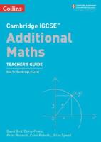Cambridge IGCSE Additional Maths. Teacher's Guide