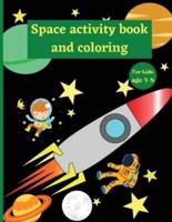 Space Activity and Coloring Book