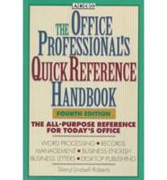 Arco the Office Professional's Quick Reference Handbook