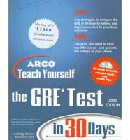 Arco Teach Yourself the GRE in 30 Days