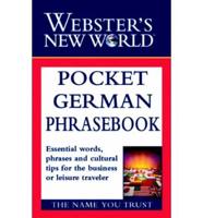 Webster's New World Pocket German Phrasebook