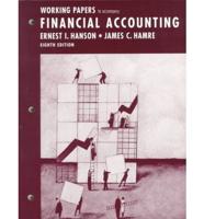 Working Papers to Accompany Financial Accounting