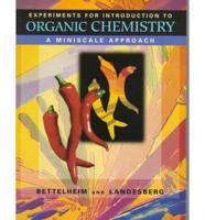 Experiments for Introduction to Organic Chemistry