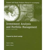 Student Self-Study Problems Manual to Accompany Investment Analysis and Portfolio Management, 6th Edition, Frank K. Reilly, Keith C. Brown