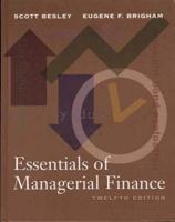 Essentials of Managerial Finance