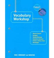 Vocabulary Workshop