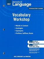 Elements of Language, Grade 6 Vocabulary Workshop