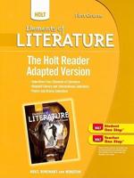 Elements of Literature, Grade 7 the Holt Reader First Course