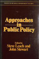 Approaches in Public Policy