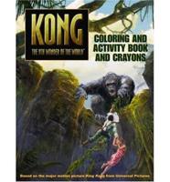 King Kong Coloring and Activity Book and Crayons
