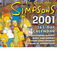 The Quotable Simpsons 2001 Calendar