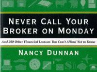 Never Call Your Broker on Monday