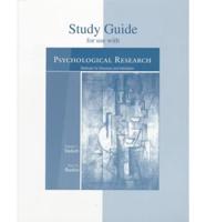 Study Guide for Use With Psychological Research