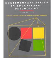 Contemporary Issues in Educational Psychology