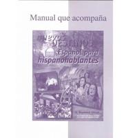 Workbook/Lab Manual to Accompany Nuevos Destinos