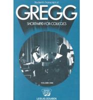Gregg Shorthand for Colleges. V. 1, Series 90