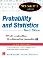 Schaum's Outlines Probability and Statistics