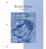 Ready Notes for Use With Essentials of Investments, Fourth Edition