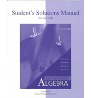Student's Solutions Manual for Use With Intermediate Algebra