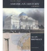 American History With Map and Study Guide CD, Volume One; MP