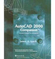 Autocad 2000 Companion With AutoCAD 2000I Addendum