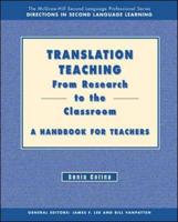 Translation Teaching, from Research to the Classroom