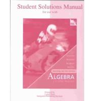Student's Solutions Manual for Use With Beginning and Intermediate Algebra: A Unified Worktext