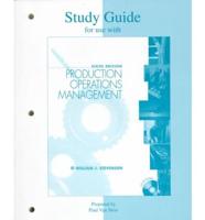 Study Guide for Use With Production Operations Management