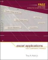 Excel Applications for Corporate Finance