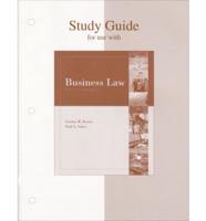 Study Guide to Accompany Business Law With Ucc Applications