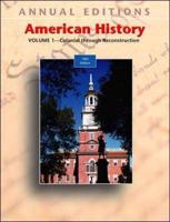 Annual Editions: American History, Volume 1, 18/E