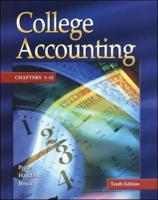 Update Edition of College Accounting Student Edition Chapters 1-25 W/ NT & PW