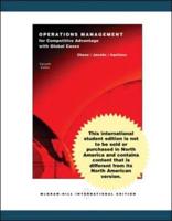 Student DVD-ROM to Accompany Operations Management for Competitive Advantage, 11E [By] Richard B. Chase, F. Robert Jacobs, Nicholas J. Aquilano