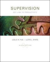 Supervision, Key Link to Productivity