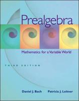 Prealgebra: Mathematics for a Variable World W/ MathZone Student Access Code