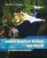 Applied Numerical Methods With MATLAB for Engineers and Scientists