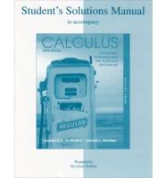 Student's Solutions Manual to Accompany Calculus for Business, Economics, and the Social and Life Sciences, Brief Edition