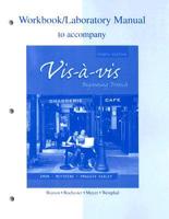 Workbook/Laboratory Manual to Accompany VIS-A-VIS Fourth Edition: Beginning French