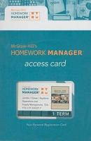 Operations and Supply Management Homework Manager Pass Code