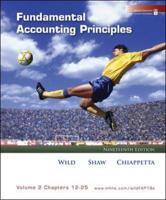 Fundamental Accounting Principles, Vol 2 (Chapters 12-25)